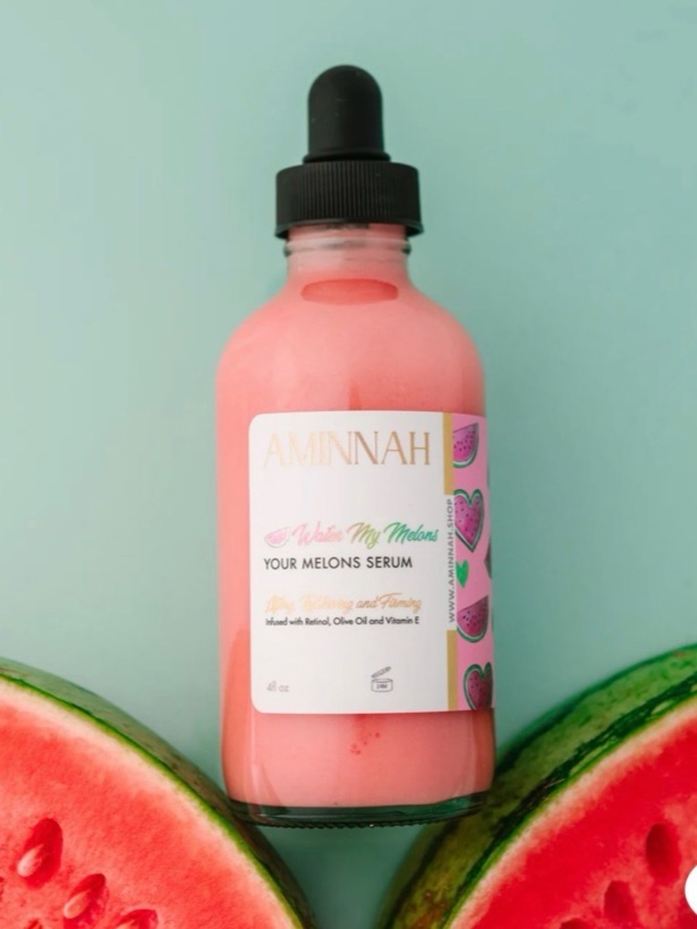 Aminnah NEW Water My Melons Your Melons Serum 4oz Lifting, Tightening & Firming